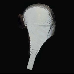 Reima Kids' Unisex Tuike Gray REFLECTIVE Faux Fur Lined Winter Hat - Size 1/2Y